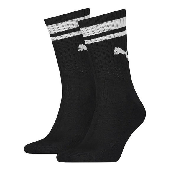 Puma Adult Heritage Stripe Crew Socks (Pack of 2)