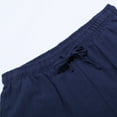 thumbnail image 7 of Men's Casual Pants Lightweight Breathable Elastic Waist Comfortable Summer Trousers for Yoga Beach Walking Outdoor Activities Mens Beach Pants Trousers Vacation Cargo Pants, 7 of 7