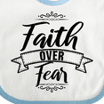 thumbnail image 4 of Inktastic Cancer Awareness Faith over Fear Boys or Girls Baby Bib, 4 of 4