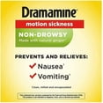 thumbnail image 4 of Dramamine Non-Drowsy Naturals Motion Sickness Relief Capsules with Natural Ginger 18 ea, 18 ct (Pack - 2), 4 of 5