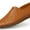 Brown, variant on Men's Genuine Leather Loafer Shoes Slip On Soft Walking Driving Shoes
