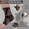 thumbnail image 2 of Copper Infused Ankle Compression Sleeves for Pain Relief and Support, 2 of 5