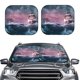 thumbnail image 2 of Balery Boat Lighthouse Storm Waves Parasol para parabrisas de coche de 2 piezas | Parasol plegable para parabrisas delantero de coche para la mayoría de sedanes-Large, 2 of 6