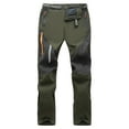 thumbnail image 2 of Kalauyu Men's Lightweight Hiking Tactical Pants Waterproof Quick Dry Cargo Work Rain Outdoor Fleece Thermal Pants Pockets, 2 of 3