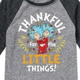thumbnail image 3 of Dr. Seuss - Thanksgiving Is A Family Thing - Toddler And Youth Raglan Graphic T-Shirt, 3 of 5