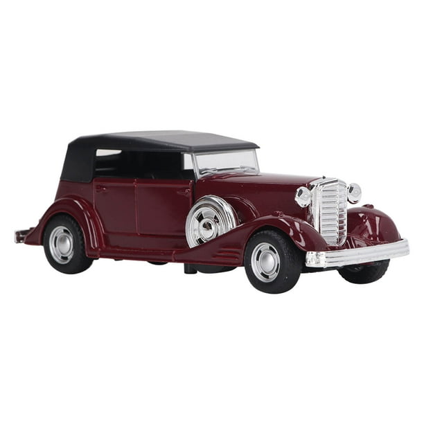 Mini Modelo De Coche, aleación Antigua Auténtica Con retroceso 1:32, Modelo De Coche Clásico De Educación Temprana Para Estantería Para Niños
