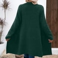thumbnail image 4 of Women's Open Front Coatigan Long Sleeve Casual Lapel Cardigan Coat with Pockets Fall Winter Mid-Length Solid Coats, 4 of 6