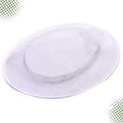 Raindrops Black Cooling Cap for Women, White Cocktail Hat, Stylish Comfortable Headpiece, Fashionable Accessory