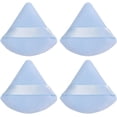 thumbnail image 1 of 4 Pcs Triangle Powder Puff Face Makeup Sponge,Loose Powder Body Powder, Cosmetic Foundation Sponge Velour Setting Powder Puff Wet Dry Beauty Makeup Tool (G, One Size), 1 of 5