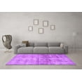 thumbnail image 3 of Ahgly Company Indoor Round Persian Purple Traditional Area Rugs, 6' Round, 3 of 4