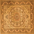 thumbnail image 1 of Ahgly Company Indoor Square Medallion Orange Traditional Area Rugs, 6' Square, 1 of 1
