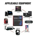 thumbnail image 5 of High sound quality! D Debra Audio Pro Portable Recording Mixer Audio With USB 99 DSP Digital Effects For DJ Mixer Console Karaoke Recording Studio (SI-6UX (6 Channel)), 5 of 13