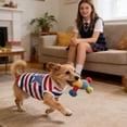 thumbnail image 2 of 4th of July Patriotic Dog Tank Top Red White Blue Independence Day 1776-2026 Memorial Day Pet Shirt Lightweight Vest for Small Medium Large Pet Supplies Gifts, 2 of 5