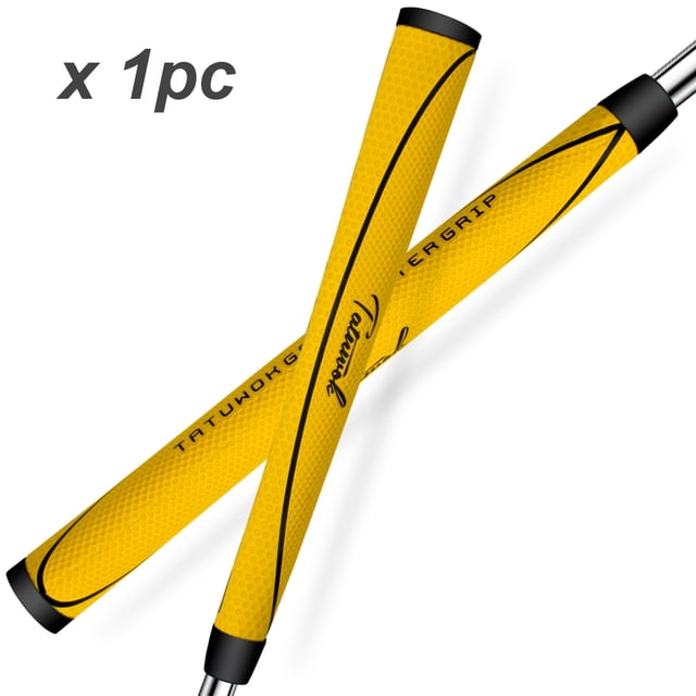 Golf Midsize Putter Grip- Soft Material, Light Weight Golf Grips,Anti-Slip Pattern Comfortable Feel 7 Color TKU SC YE 1PCS