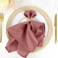 thumbnail image 2 of BalsaCircle 20 Pieces 20" Cinnamon Rose Polyester Napkins Wedding Kitchen, 2 of 8
