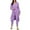 Purple, variant on YUGYXL Women's Fuzzy 3 Piece Pjs Set Loungewear Open Front Cardigan and Crop Tank Tops with Pants Soft Lounge Sets Wine XL