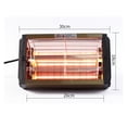 thumbnail image 2 of 1000W Paint Booth Heater Portable Infrared Paint Curing Light Infrared Drying Lamp Auto Repair Tools Paint Curing Lamp Heater Light Car Body Repair Tools ,Fast Heating, 2 of 6