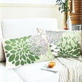 thumbnail image 2 of Sage green Decorative Throw Pillow Covers 12x20 Inch Pillow Covers for Couch Living Room Bedroom Outdoor,Modern Sofa Throw Pillow Cover,Farmhouse Geometric Floral Linen Square Pillow Case,Set of 2, 2 of 6