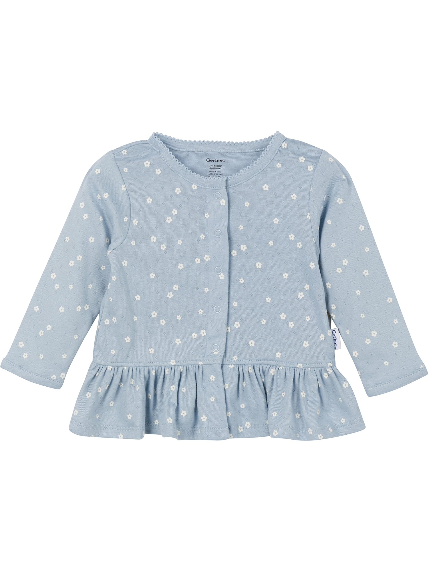 Gerber Baby Girl Take Me Home Outfit Set, 3-Piece, Sizes Newborn - 6/9 Months