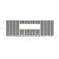 thumbnail image 3 of NewAge Products Bold Series Red 14 Piece Cabinet Set, Heavy Duty 24-Gauge Steel Garage Storage System, LED Lights Included, 3 of 12