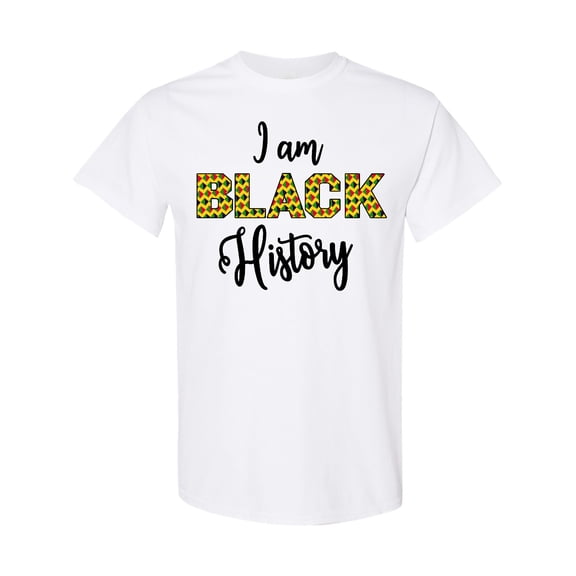 Inktastic I Am Black History T-Shirt