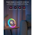 thumbnail image 2 of Bluetooth Speaker with Lights, Wireless Charging Speaker, Dimmable Multi-Color Modern Night Lamp, Applicable, 2 of 5