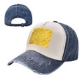thumbnail image 7 of Men Women Gold Texture Glitter Baseball Cap Golf Dad Hat Adjustable Low Profile Cotton Hat, 7 of 7