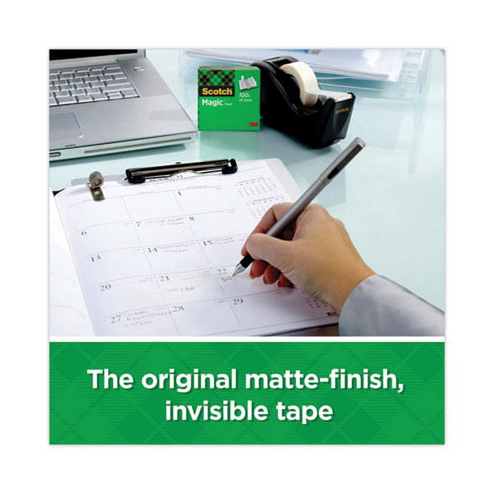 Magic Tape Value Pack, 1" Core, 0.75" X 83.33 Ft, Clear, 24/pack | Bundle of 2 Packs