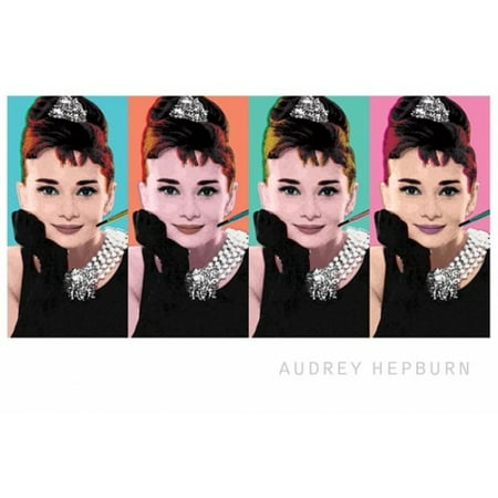 Audrey Hepburn - Pop Art Poster Poster Print