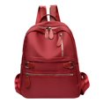 thumbnail image 2 of AMERTEER Male Female Students Solid Color Backpack Outdoor Leisure Campus Backpack Youth Simple Schoolbag，Gift, 2 of 7