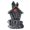 A003- Orange, variant on Spooky Haunted House Decor, Small Halloween House Figurine, Vintage Halloween Decor, Indoor Halloween Decor, 4.1X2.7 Inch Haunted Ghost House for Gothic Home Displays