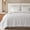 Bright White - Windowpane, variant on EVERGRACE Modern Windowpane Cotton Sateen Quilt Set Queen Size, Pre-Washed 100% Cotton Coverlet Bedspread, 3-Piece Soft Lightweight Bedding Set with 2 Shams for All Seasons, Bright White