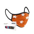 thumbnail image 1 of Cubrebocas De Tela Jiuyu Colores Naranja Estrellas, 1 of 8