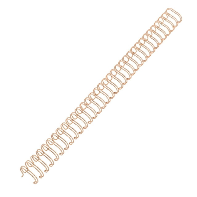 9/16inch Wire Binding Rings, 120 Sheet Capacity Spiral Double Loop Wire, 360 Degree Rotation, 34 Teeth, Iron Nylon, A4 Paper,Compatible with Most Wire Binding Systems for