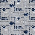 thumbnail image 2 of Penn State Fleece Fabric with Verbaige Pattern-Sold by the Yard, 2 of 2