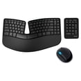 thumbnail image 1 of KIT TECLADO Y MOUSE Microsoft Sculpt Ergonomic Inalambrico Negro ESP L5V-00004, 1 of 5