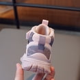 thumbnail image 4 of MZXELPRJD High Top Sneaker for Boys Girls Kids Winter Shoes Fashion Solid Color Mesh Breathable Basketball Shoes Sports Running High-Top Sneaker with Adjustable Strap, 4 of 6