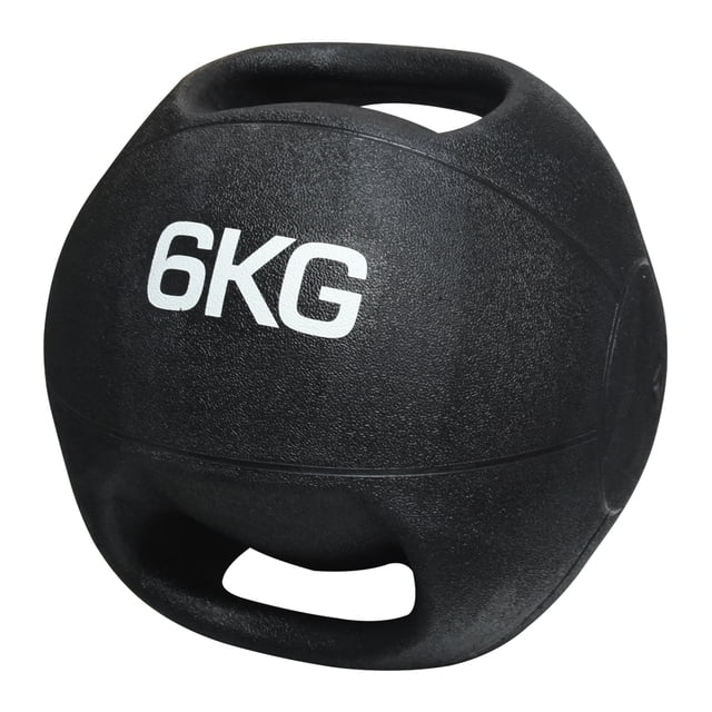 Balón Medicinal De Hule Con Doble Asa 6Kg Gim Sports Blon6