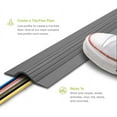thumbnail image 2 of 15FT Cable Blanket High Capacity Low Profile Cord Cover and Wire Protector - Gray, 2 of 5