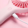 thumbnail image 3 of New Portable Mini Handheld Small Fan Creative Gift Pocket Fan USB Charging With Phone Stand Office Desktop DMH, 3 of 6