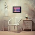 thumbnail image 4 of Hamiti, Bess 14x10 Black Modern Framed Museum Art Print Titled - Family Flamingos, 4 of 5
