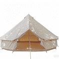 thumbnail image 3 of Outdoor Camping Pyramid Indian Tent 6M Oversized Waterproof Heavy-Duty Cotton Fabric Luxury Glamping Tent for Family Trips, Friends Gatherings, Parties & Picnics, 3 of 6