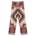 thumbnail image 3 of Colorful Geometric Lines Pajama Pants Loose Pajamas Female Breathable Home Trousers Leisure Sleeping Pants Large Size, 3 of 6
