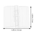 thumbnail image 2 of unbranded 10Ud Bisagras Acrílicas Transparentes Para Gabinetes Plegables Y Proyectos DIY, 2 of 8
