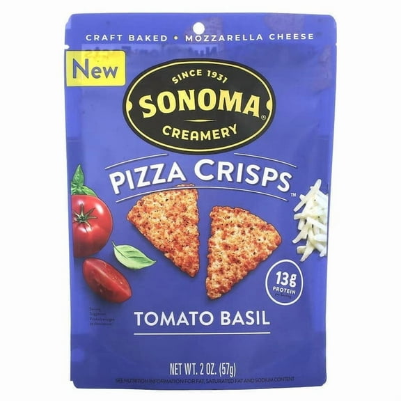 Sonoma Creamery, Pizza Crisps, Tomato Basil, 2 oz