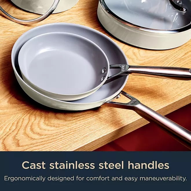 Ninja NeverStick Ceramic Pro Cookware Set, 12-Piece, Aluminum