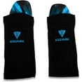 thumbnail image 2 of Vizari Unisex Slip-In Soccer Shin Guards for Adults and Youth | Lightweight Protective Gear for Big Kids and Teens - Sky/Black, L, 2 of 5