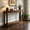 Walnut, variant on AUU 55.1-Inch Curved-Leg Narrow Storage Table – Slim Wooden Side Table for Entryway, Behind Sofa, Hallway or Doorway