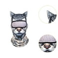 thumbnail image 3 of yotijay Animal Balaclava Face Balaclava Ski for Outdoor Sports Climbing Summer Black Cat, 3 of 4