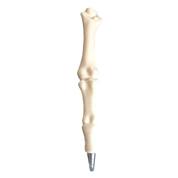 Pen 2 Novelty Bone Shape Ballpoint Pen for Doctors and Students – Quirky Finger Pen Stationery Idea